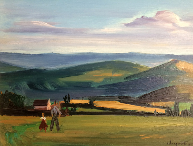 Paysage d'Auvergne - 1959